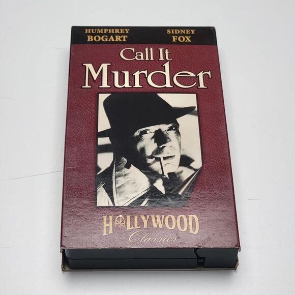 Other - Call It Murder VHS 1934 Hollywood Classics Humphrey Bogart Sidney Fox Crime